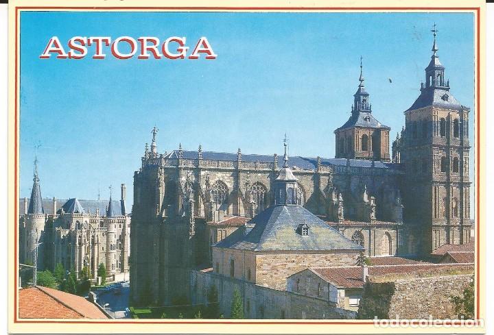 Postales: [POSTAL] Catedral. Astorga (Le&oacute;n) (sin circular) - Foto 1