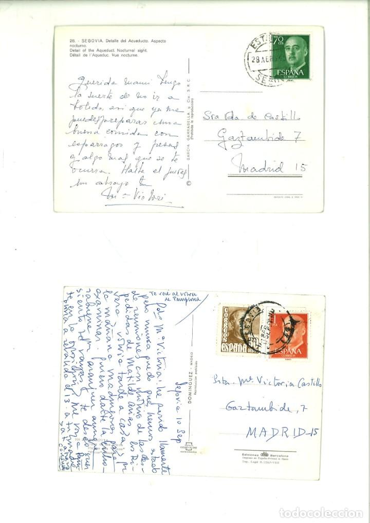 Postales: POSTALES DE SEGOVIA. COLOR A&Ntilde;OS 70. - Foto 2