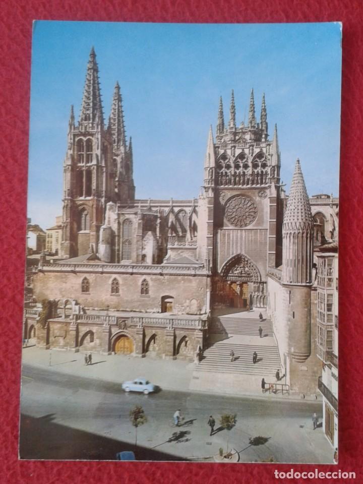Postales: POST CARD BURGOS CATEDRAL PORTADA DEL SARMENTAL CATHEDRALE EDICIONES ARRIBAS COCHE DE &Eacute;POCA......ETC