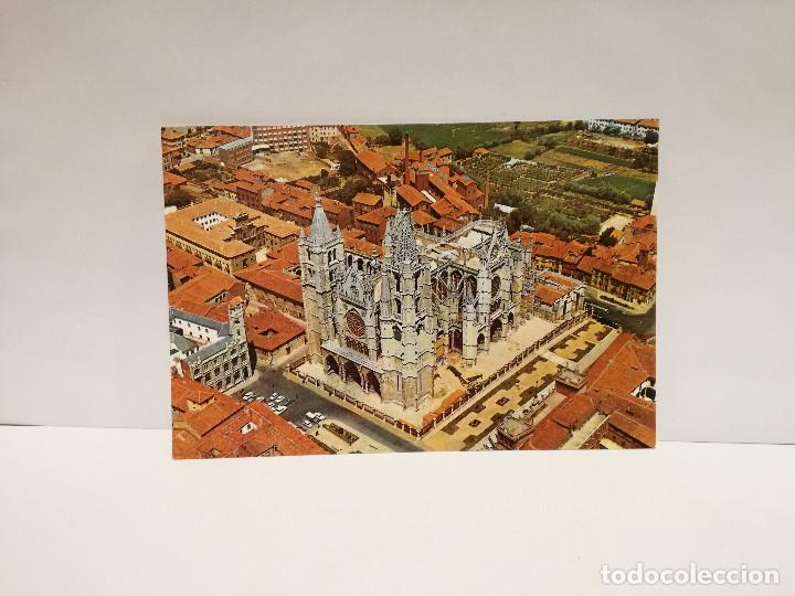 Postales: POSTAL N&ordm; 411 - CASTILLA LEON - LEON, CATEDRAL - ED. 1976