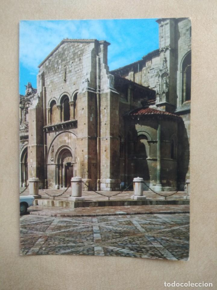 Postales: Postal leon puerta del perdon y abside general - Foto 1