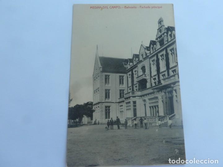 Postales: MEDINA DEL CAMPO. BALNEARIO Y FACHADA