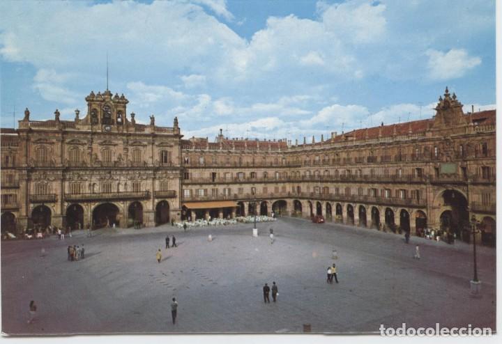 Postales: N&ordm; 87-SALAMANCA. Plaza Mayor. Sin circular. Ed. SALVADOR BARRUECO