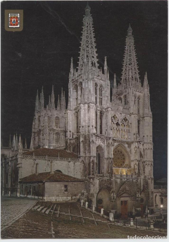 Postales: N&ordm; 29-BURGOS. La Catedral. Vista nocturna. Sin circular. Ed. SUBIRATS CASANOVAS