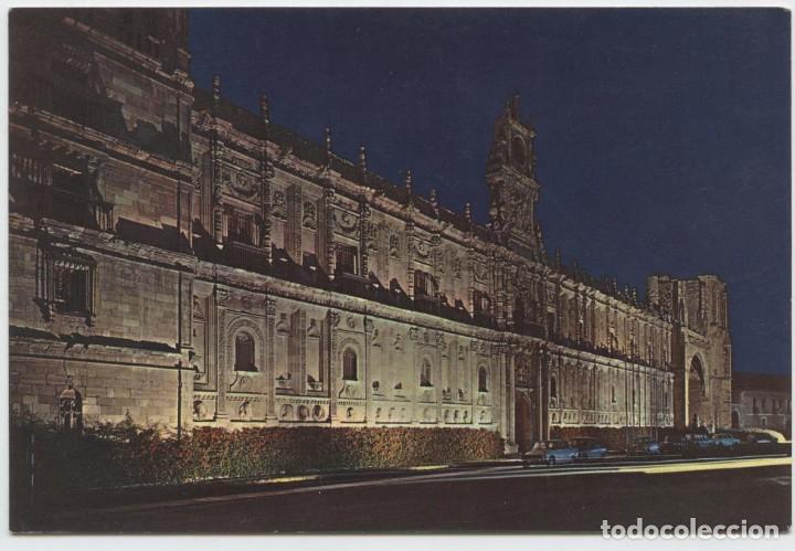 Postales: N&ordm; 60-LE&Oacute;N. Hostal San Marcos. Fachada principal. Sin circular. Ed. Imp. A.G. Cobas