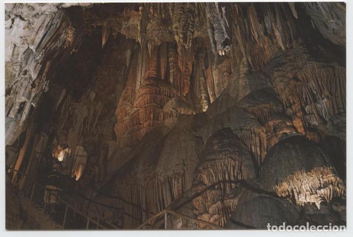 Postales: N&ordm; 428-LE&Oacute;N. Cueva de Valporquero. Sala peque&ntilde;as maravillas. Columnas.Sin circular.Ed. Imp.A.G.Cobas