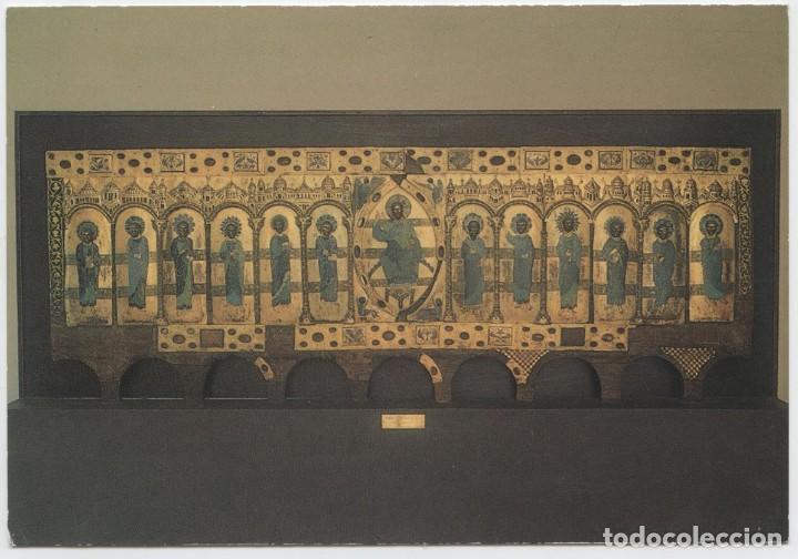 Postales: N&ordm; 1-BURGOS. Museo Provincial. Frontal esmaltado de Silos...Sin circular. EDICIONES SKORPIO