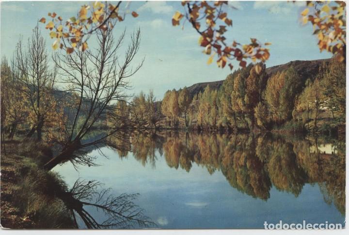 Postales: N&ordm; 416-SORIA. Paisaje oto&ntilde;al del R&iacute;o Duero. EDICIONES VISTABELLA