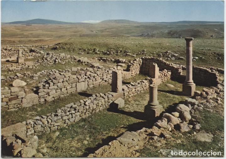 Postales: N&ordm; 8-SORIA. Ruinas de Numancia. Habitaciones romanas. Sin circular. EDICIONES SICILIA