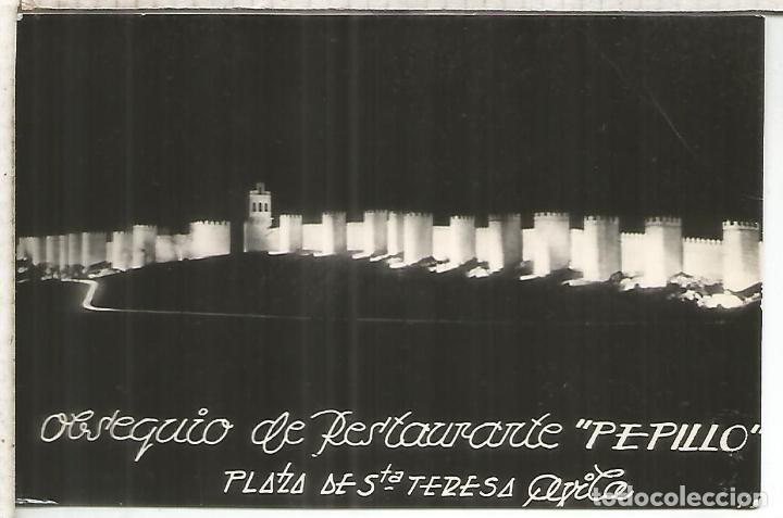 Postales: AVILA MURALLAS RESTAURANTE PE-PILLO SIN ESCRIBIR