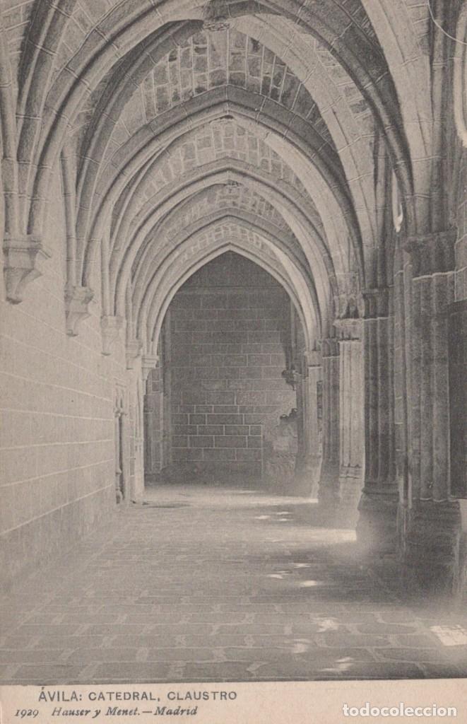 Postales: POSTAL AVILA - CLAUSTRO - HAUSER Y MENET 1929