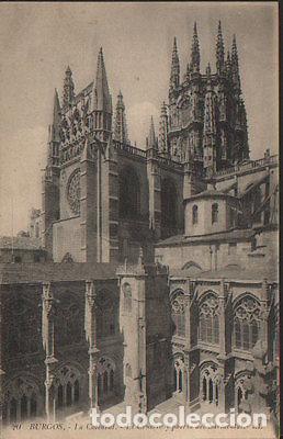 Postales: ANTIGUA POSTAL CATEDRAL DE BURGOS CRUCERO Y SARMENTAL OLD POSTCARD CC01499