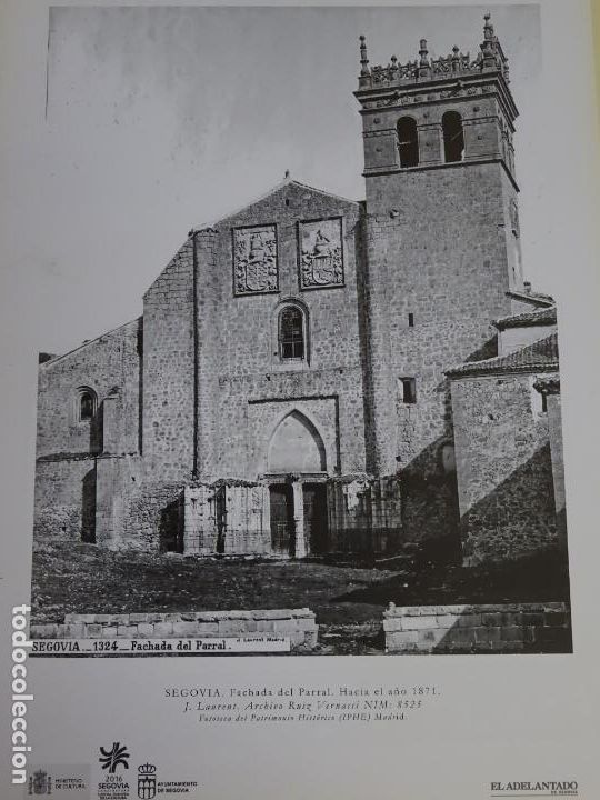 Postales: L&Aacute;MINA DE SEGOVIA CON ANTIGUA FOTO DE LA FACHADA DEL PARRAL HACIA EL A&Ntilde;O 1871
