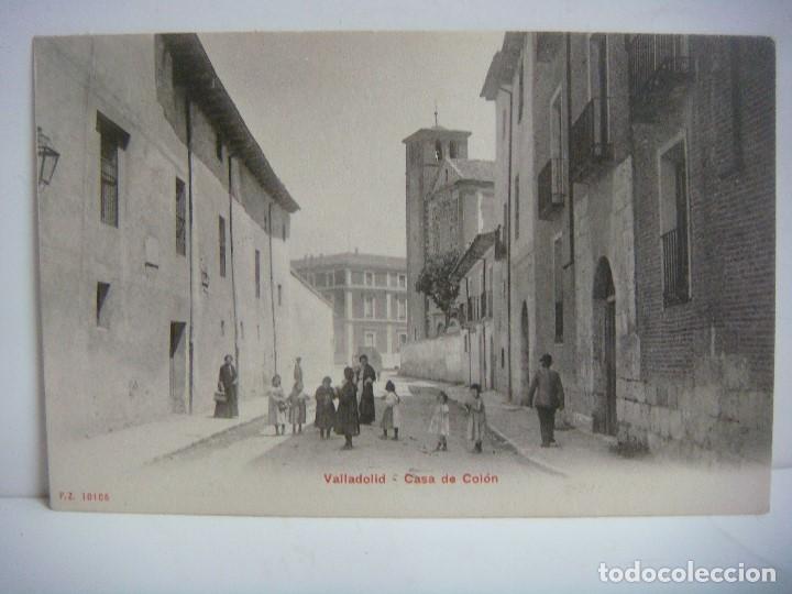 Postcards: POSTAL ANTIGUA DE VALLADOLID CASA DE COLON C-N&ordm;-3