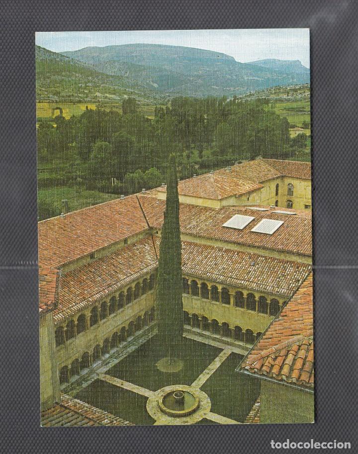 Postales: ABAD&Iacute;A DE SANTO DOMINGO DE SILOS. VISTA PANOR&Aacute;MICA. CLAUSTRO Y CIPR&Eacute;S