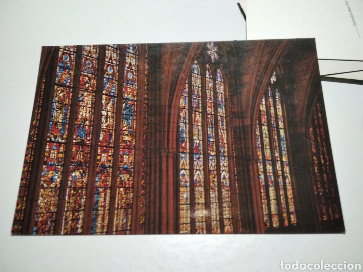 Postales: Postal Le&oacute;n Catedral vidrieras - Foto 1