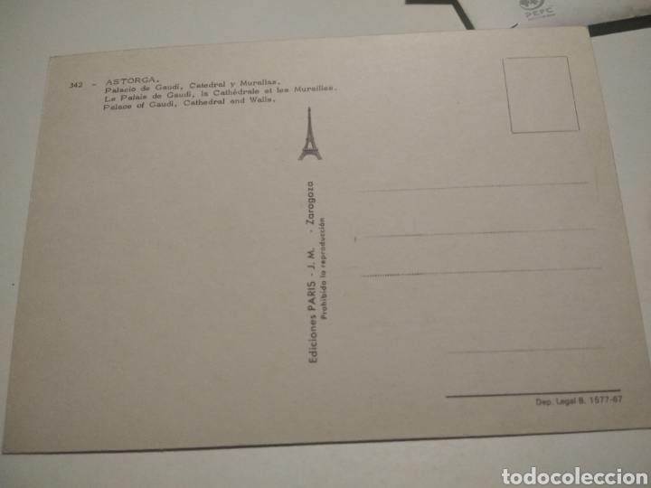 Postales: Postal Astorga Palacio Gaud&iacute; - Foto 2
