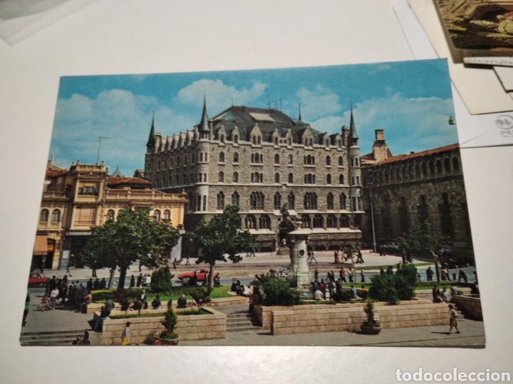 Postales: Postal Le&oacute;n edificio de la caja de ahorros y monte de piedad - Foto 1