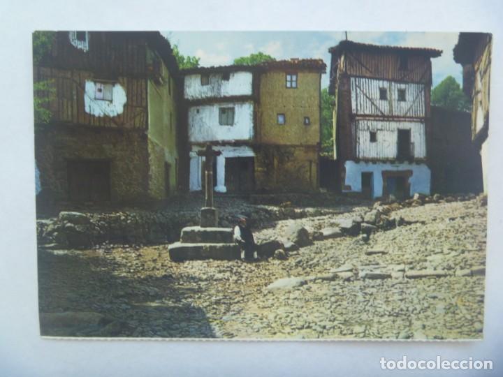 Postales: POSTAL DE LA ALBERCA , MONUMENTO NACIONAL : CRUCERO DEL BARRIO NUEVO. A&Ntilde;OS 60