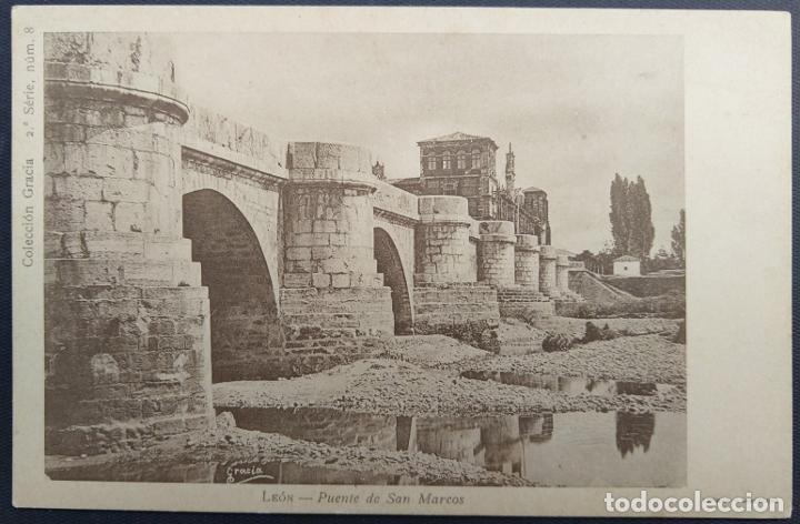 Postales: LEON PUENTE DE SAN MARCOS - Foto 1