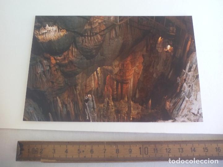 Postales: LEON, 428. CUEVA DE VALPORQUERO. SALA PEQUE&Ntilde;AS MARAVILLAS, COLUMNAS. POSTCARD