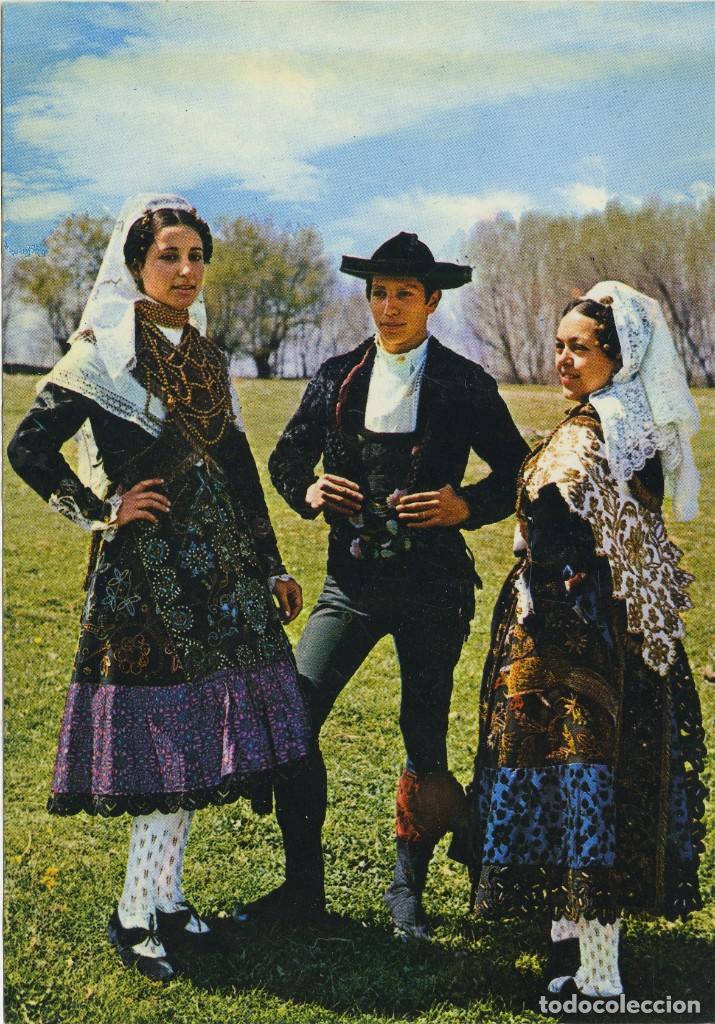 Postales: N&ordm; 97-SALAMANCA. Trajes charros. Escrita en 1983. ED. CERVANTES-SALAMANCA