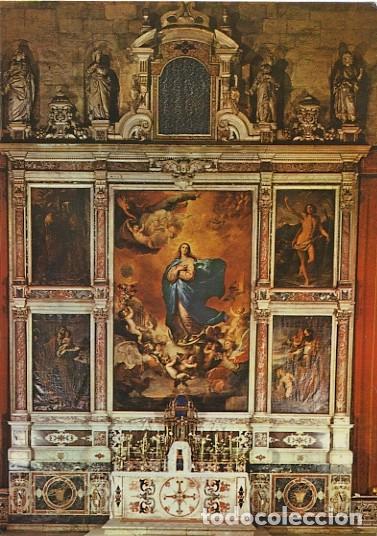 Postales: N&ordm; 144-SALAMANCA. Iglesia de la pur&iacute;sima. Retablo. Escrita en 1983. Ed. CERVANTES