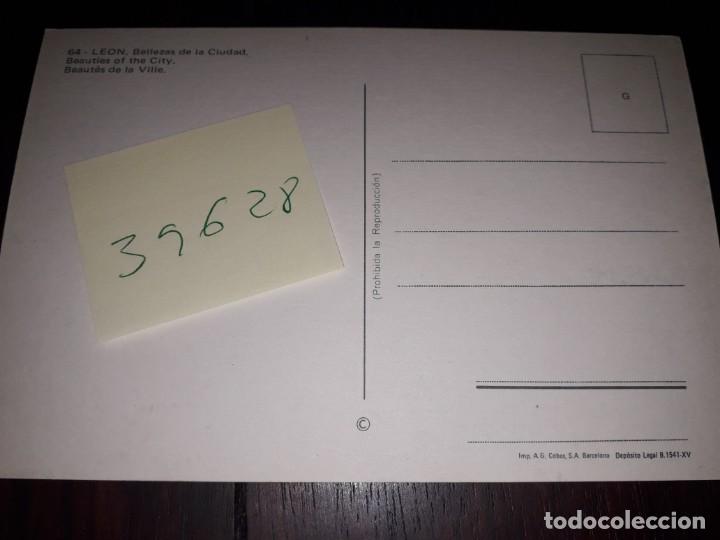 Postales: N&ordm; 39628 POSTAL LEON - Foto 2