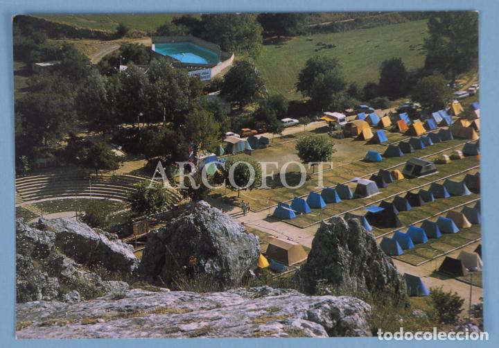 Postales: Antigua POSTAL - ABAD&Iacute;A DE SANTO DOMINGO DE SILOS - ENCUENTROS MISIONEROS SILOS - ACAMPADA