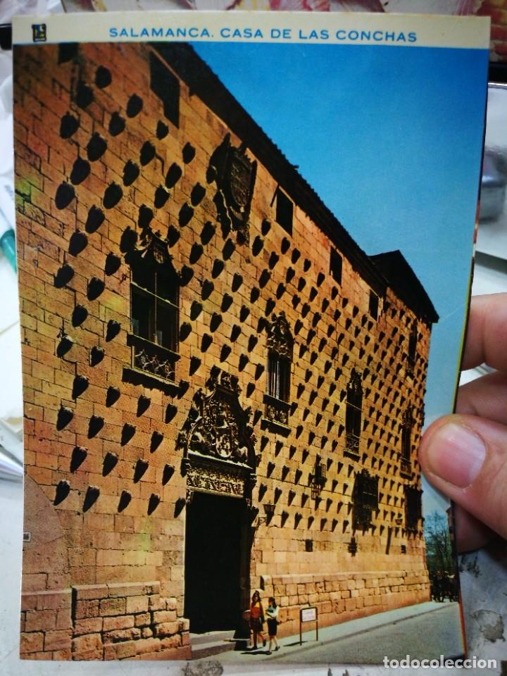 Postales: Postal Salamanca Casa de Las Conchas N 143 CERVANTES manchitas por detras