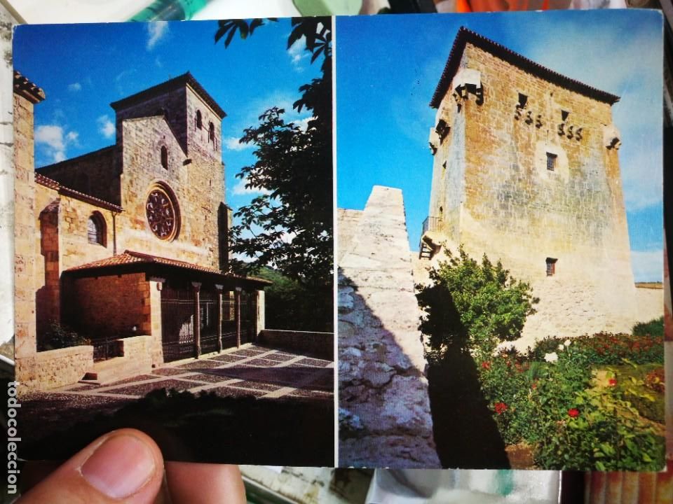 Postales: Postal Colegiata y Torre&oacute;n siglos XV y X J.G.O&Ntilde;A COVARRUBIAS S/C