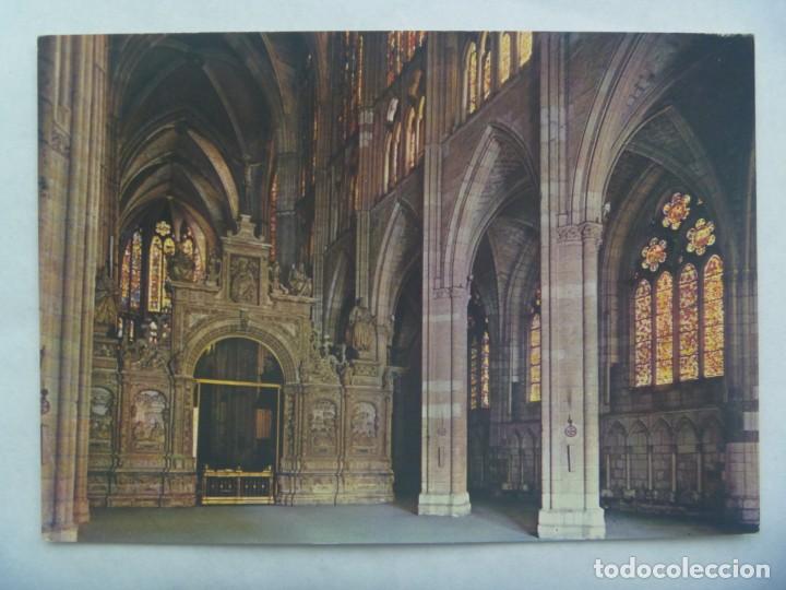 Postales: POSTAL DE LEON : CATEDRAL, NAVE CENTRAL . A&Ntilde;OS 60