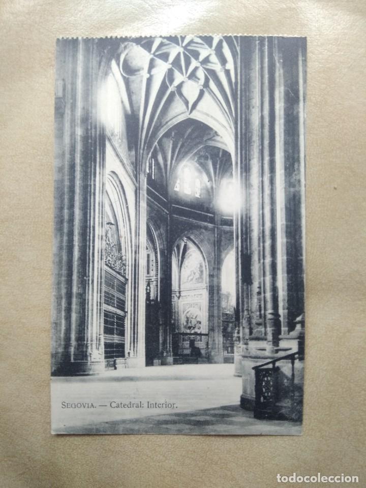 Postales: Postal segovia, catedral interior - Foto 1