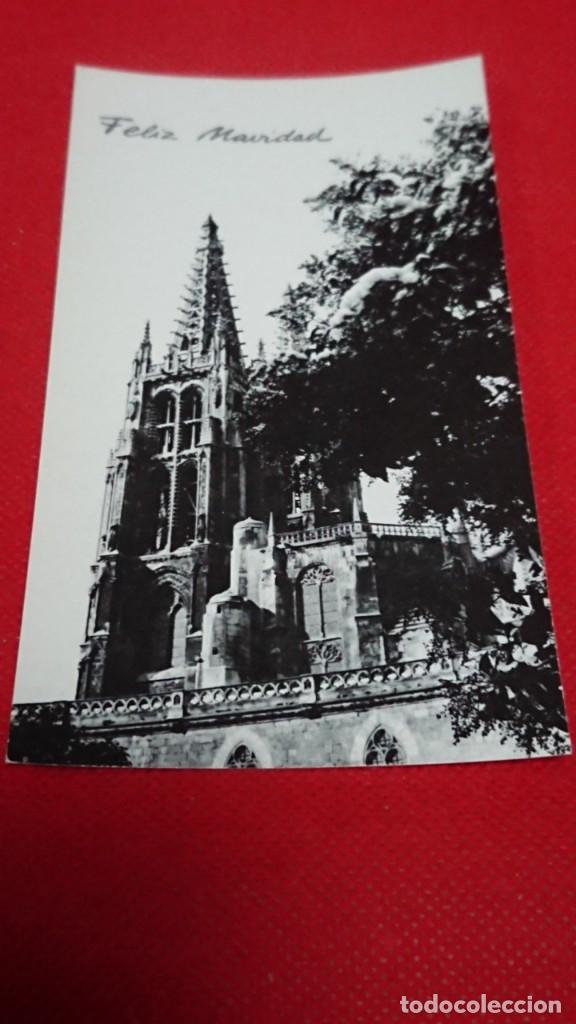 Postales: ANTIGUA POSTAL FELIZ NAVIDAD CATEDRAL DE BURGOS
