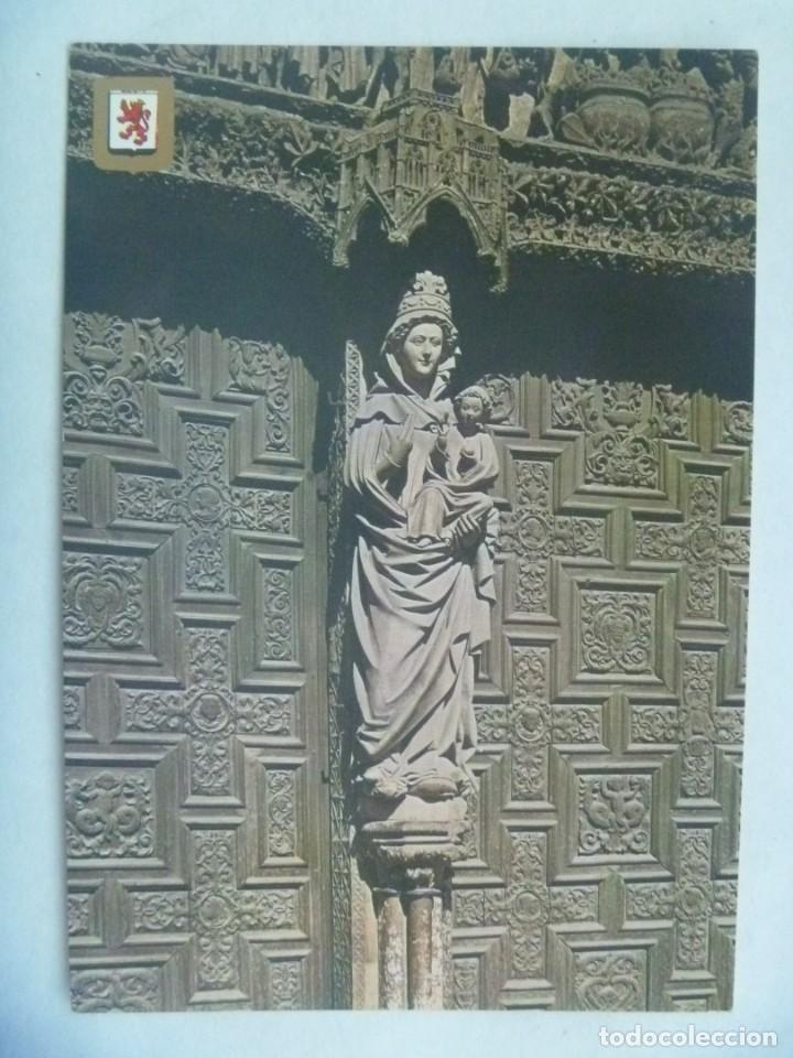 Postales: POSTAL DE LEON : CATEDRAL, LA VIRGEN BLANCA