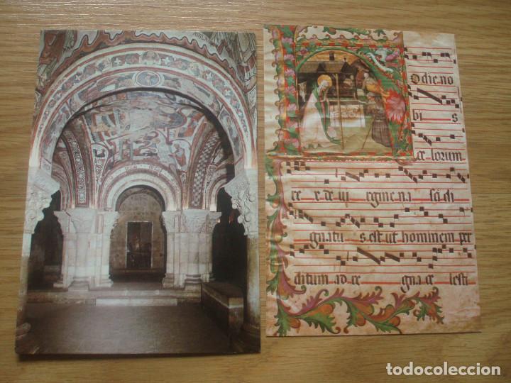 Postales: 2 POSTALES LEON COLEGIATA DE SAN ISIDORO