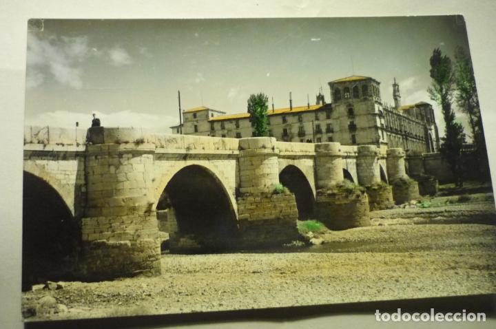 Postales: postal leon .-puente s.marcos coloreada escrita cm