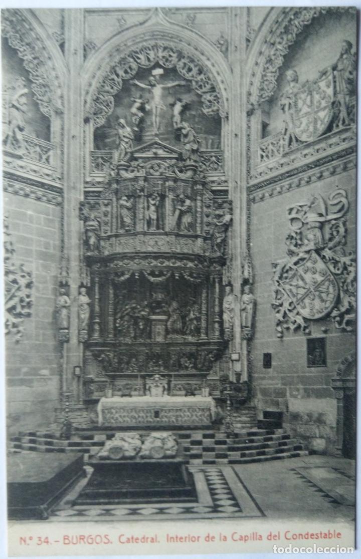 Postales: BURGOS INTERIOR CAPILLA CONTESTABLE - Foto 1