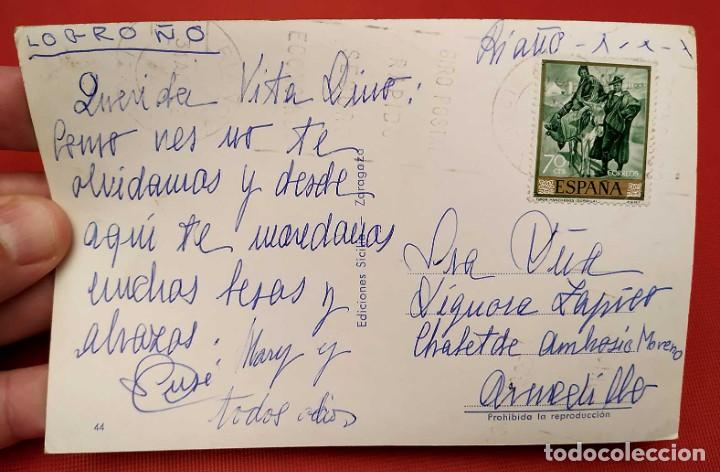 Postales: RIA&Ntilde;O. LE&Oacute;N. ESCRITA. CIRCULADA. - Foto 2
