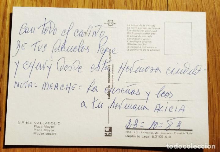 Postales: VALLADOLID - PLAZA MAYOR - Foto 2