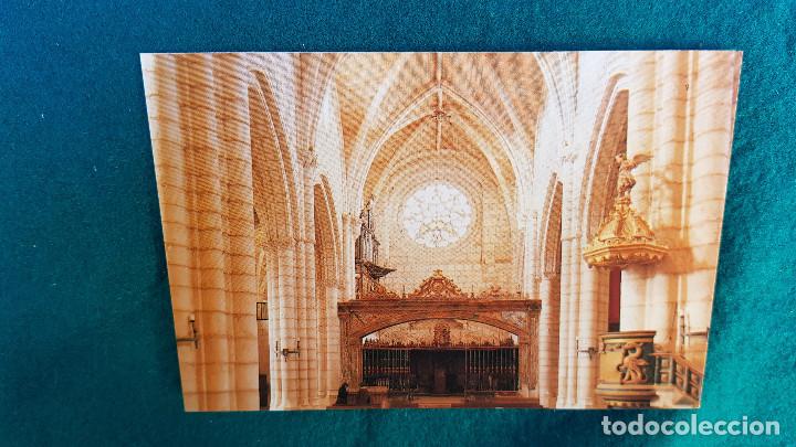 Postales: POSTAL covarrubias - interior de la colegiata -BURGOS