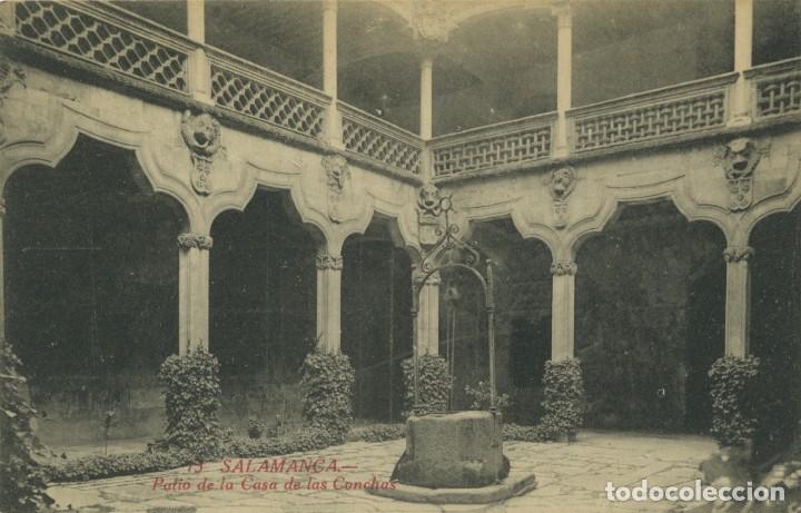 Cartoline: N&ordm; 13-SALAMANCA. Patio de la Casa de las Conchas. Sin circular. EDICI&Oacute;N TALAVERA