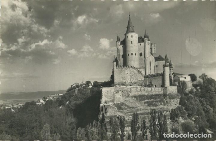 Postales: N&ordm; 14-SEGOVIA. Parte posterior del Alc&aacute;zar. Sin circular. EDICIONES GARC&Iacute;A GARRABELLA