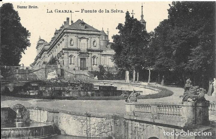 Cartoline: la Granja. Fuente de la Selva