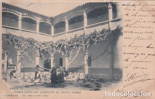 Postales: Avila Primer patio del convento de Santo Tom&aacute;s A C&aacute;novas fot 781 Hauser Circulada
