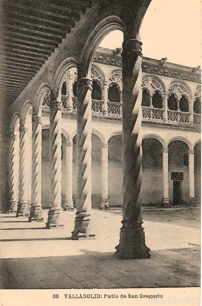 Postais: N&ordm; 38-VALLADOLID. Patio de San Gregorio. Sin circular. ED. FOTOTIPIA DE HAUSER Y MENET