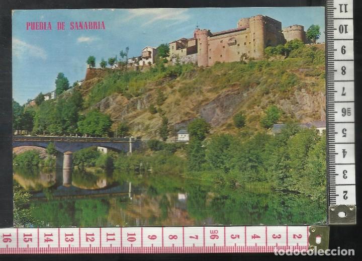 Postales: ST 222 TARJETA POSTAL PUEBLA DE SANABRIA CASTILLO ZAMORA EDICIONES PARIS 211 A&Ntilde;O 1966