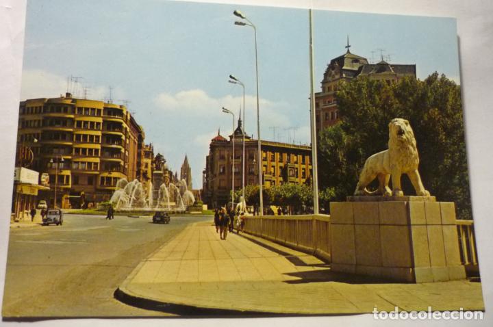 Postales: POSTAL LEON - PL.GUZMAN EL BUENO Y AV.ORDO&Ntilde;O II