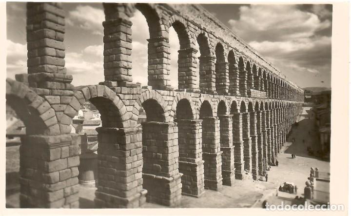 Postales: N&ordm; 46-SEGOVIA. Acueducto romano. Sin circular. EDICIONES GARC&Iacute;A GARRABELLA