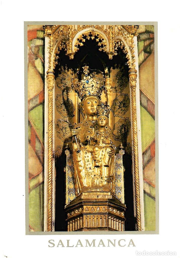 Postales: N&ordm; S-44-SALAMANCA. La Virgen de la Vega. Circulada en 2004. ED. DELMONTE POSTALES